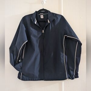 Champion Men's Blue Winterbreak Jacket with White Accents